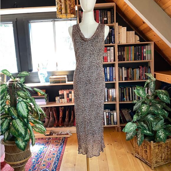 90s Leopard Dress - Picture 1 of 4